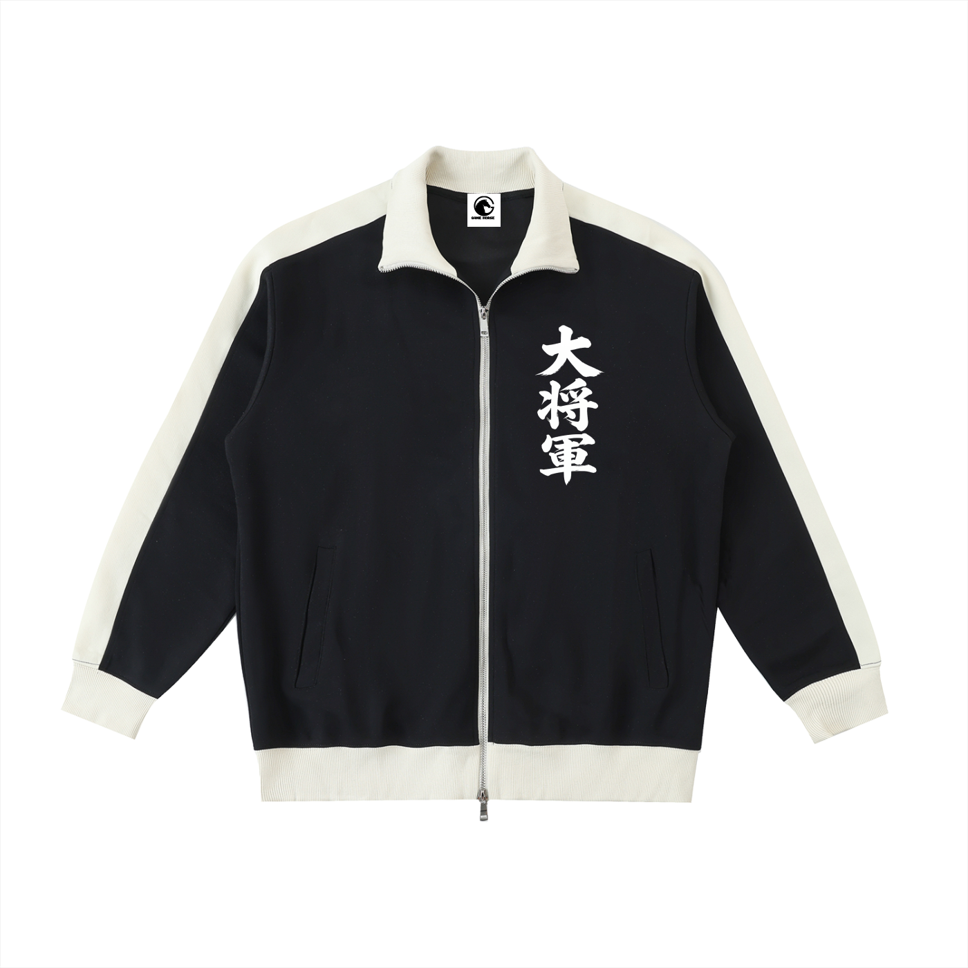 Big Boss Contrast Trim Stand Collar Jacket