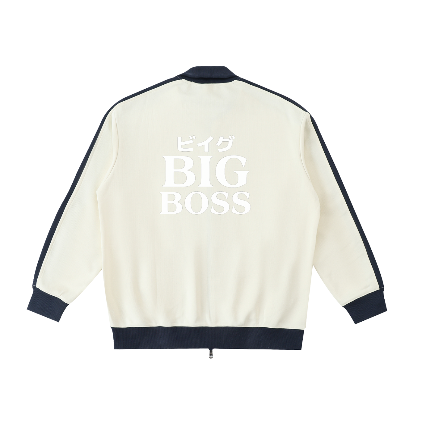 Big Boss Contrast Trim Stand Collar Jacket